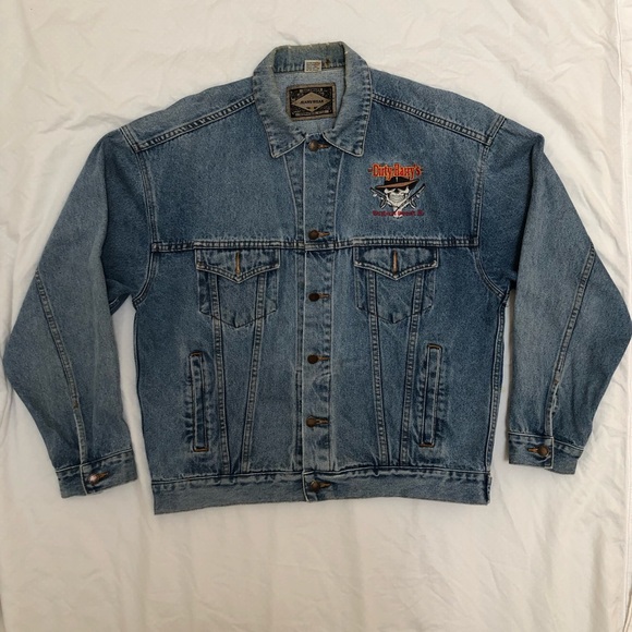 Vintage Dirty Harry’s light wash Jean jacket. Size US mens L. - Picture 1 of 5